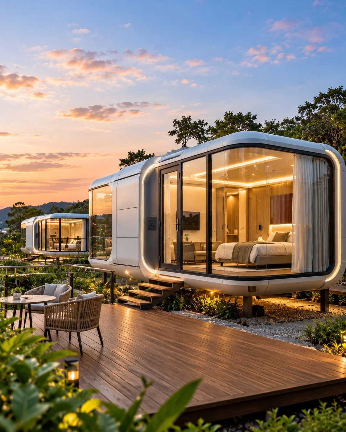 Capsule Houses & Modular Structures - Prefabricated Living Units